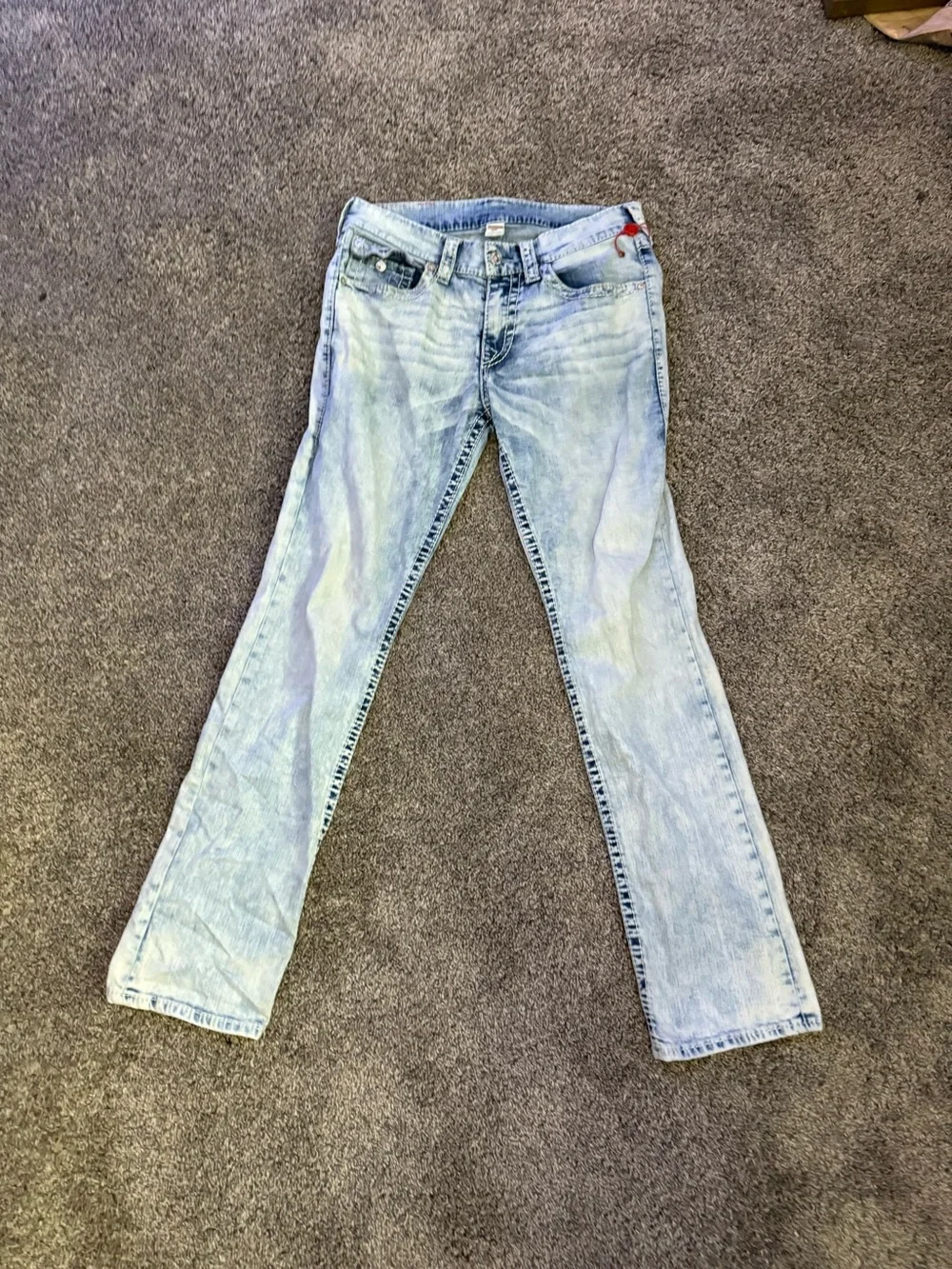 True Religion Ricky Big T Flap Straight Jean